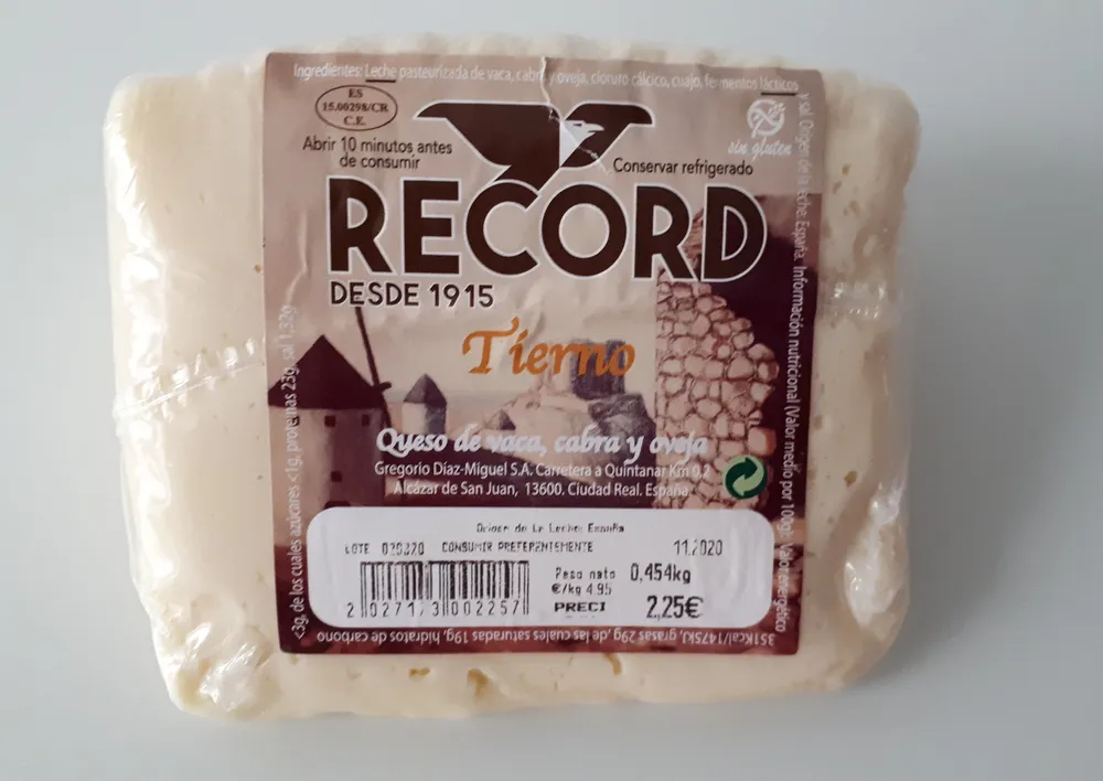 Queso tierno