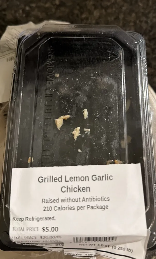 Grilled lemon garlic chicken