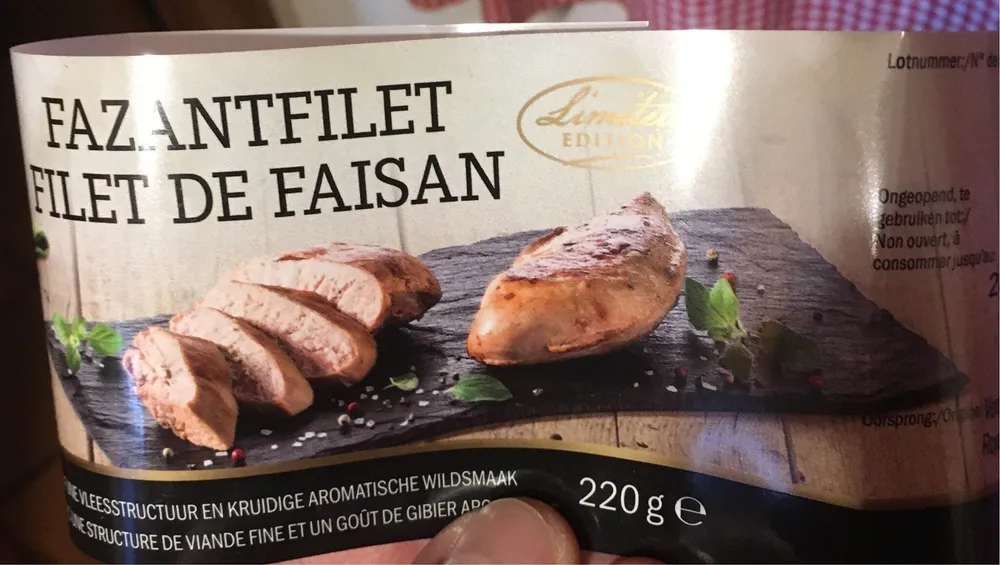 Filet de faisan