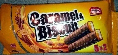 Caramel et biscuit