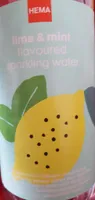 Lime & mint flavoured sparkling water