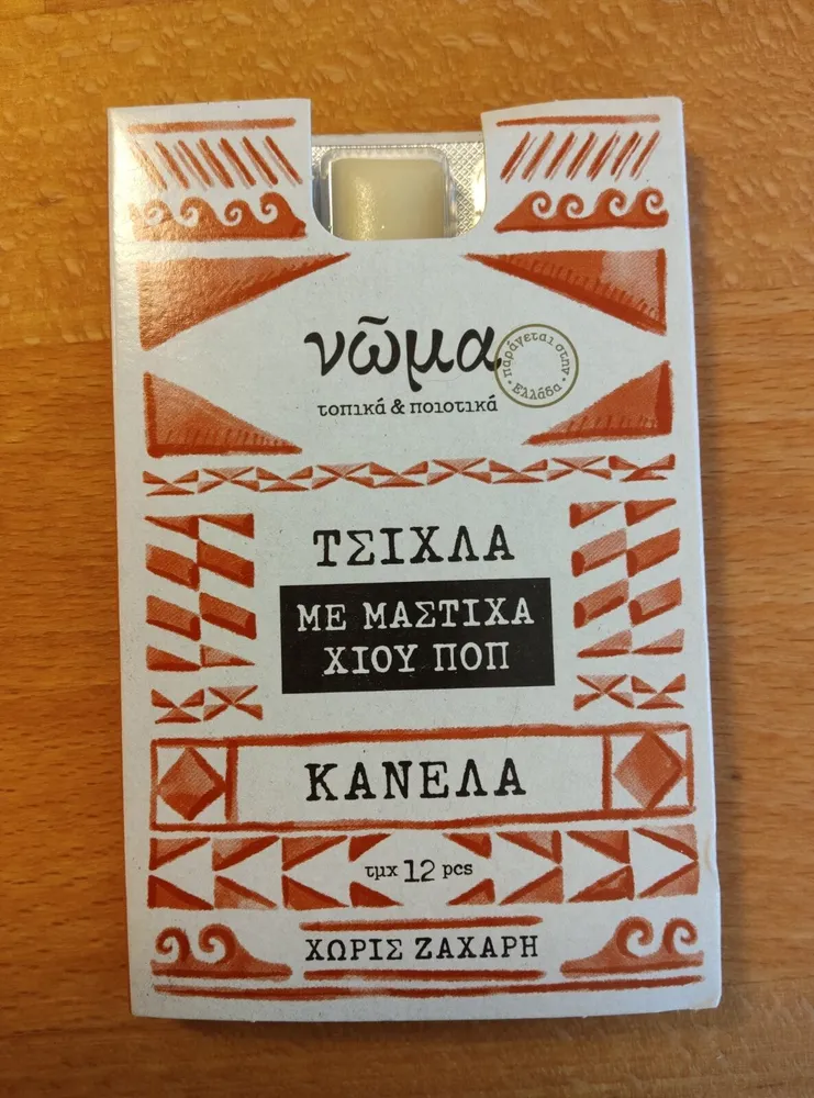 Eu canela chewing gum