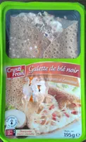 Galette de blé noir lardons, champignons et emmental