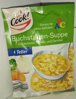 Soupe de pâte alphabet