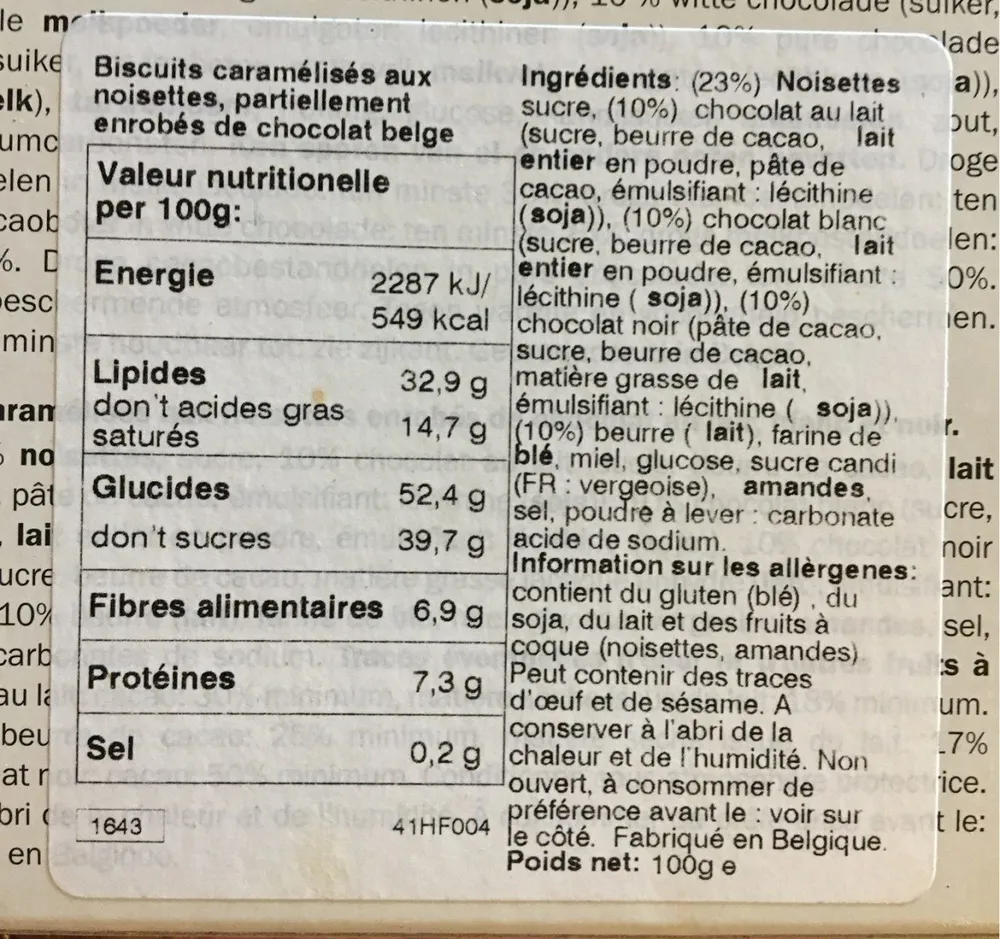 14 Variétés de Biscuits