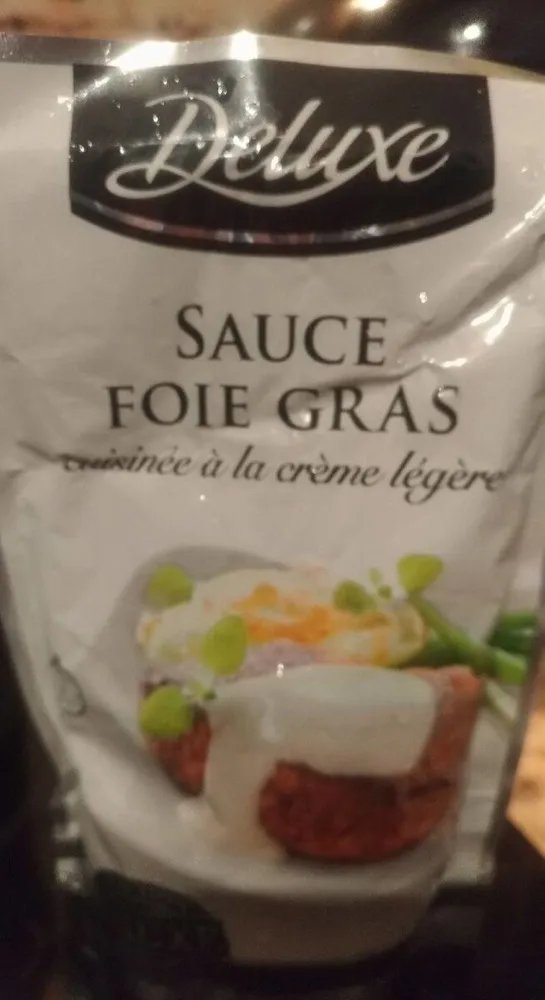 Sauce  foie gras cuisinée à la crème légère