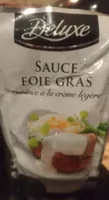 Sauce  foie gras cuisinée à la crème légère