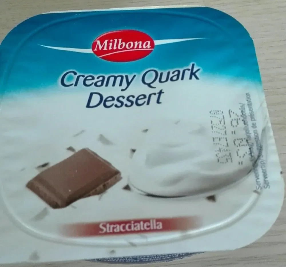 Creamy quark dessert