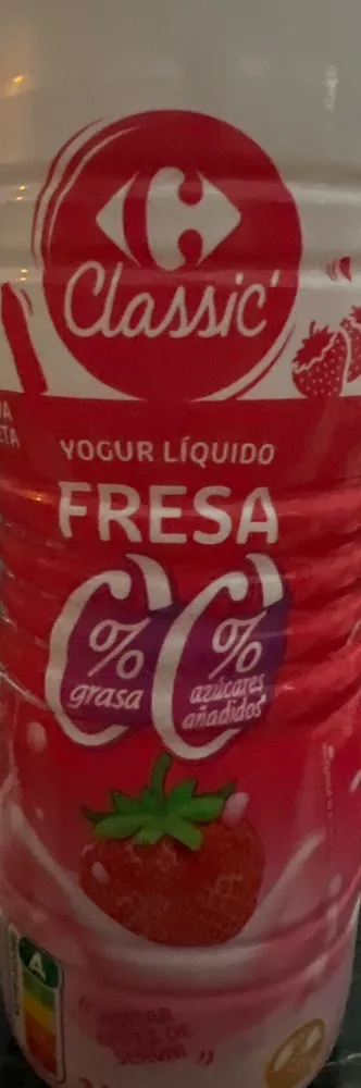 YOGUR LÍQUIDO FRESA