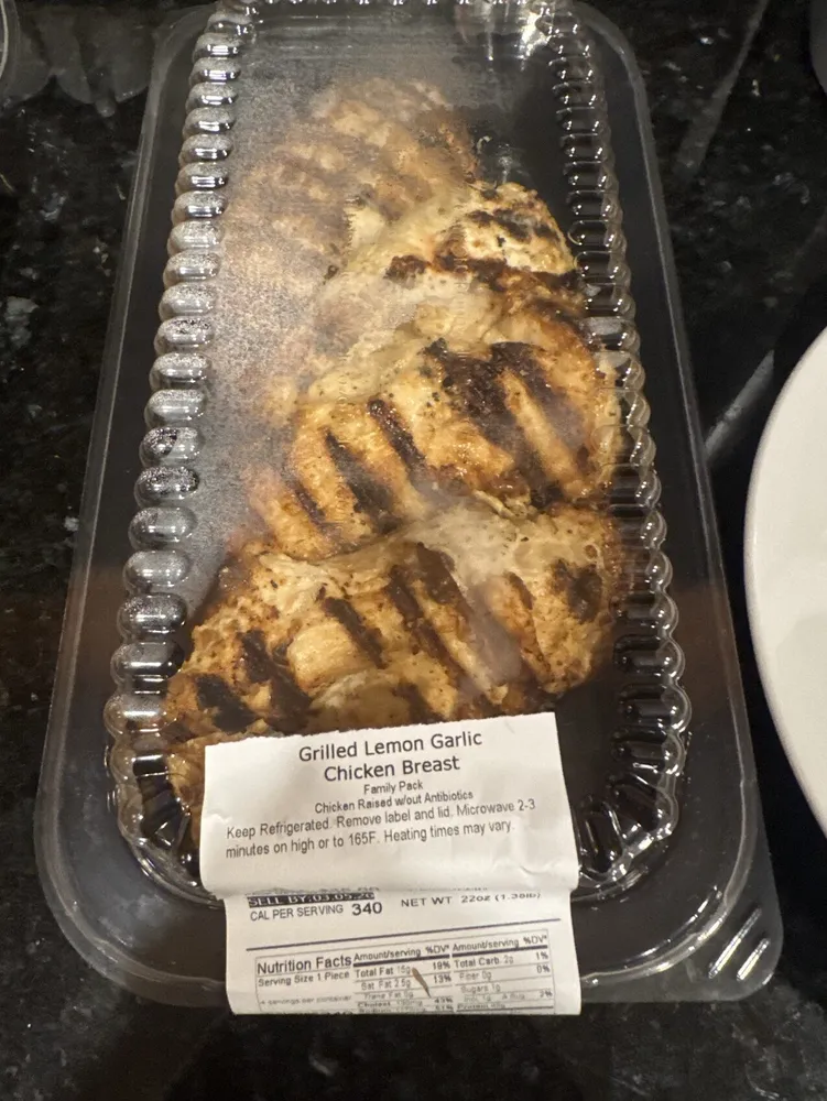 Grilled Lemon Garlic Chicken Breast
