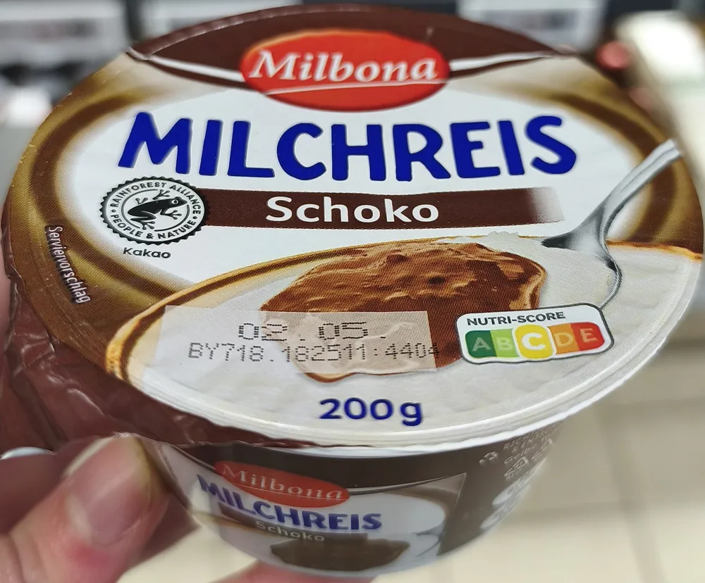 Milchreis Schoko