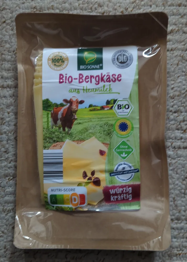 Bio Bergkäse aus Heumilch