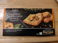 Curried Cauliflower and Kale Tartlets