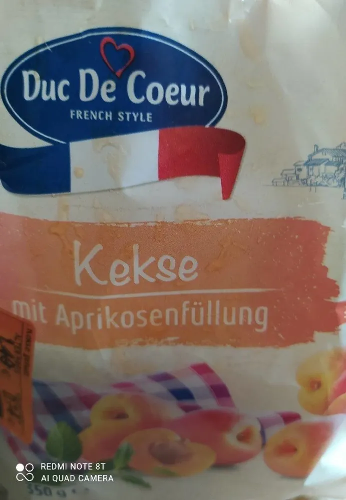 Kekse mit Aprikosenfüllung