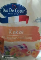 Kekse mit Aprikosenfüllung