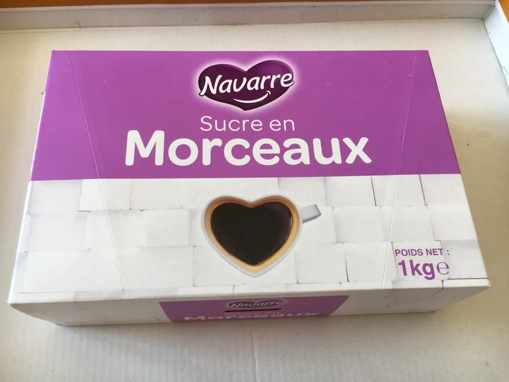 Sucres en morceaux