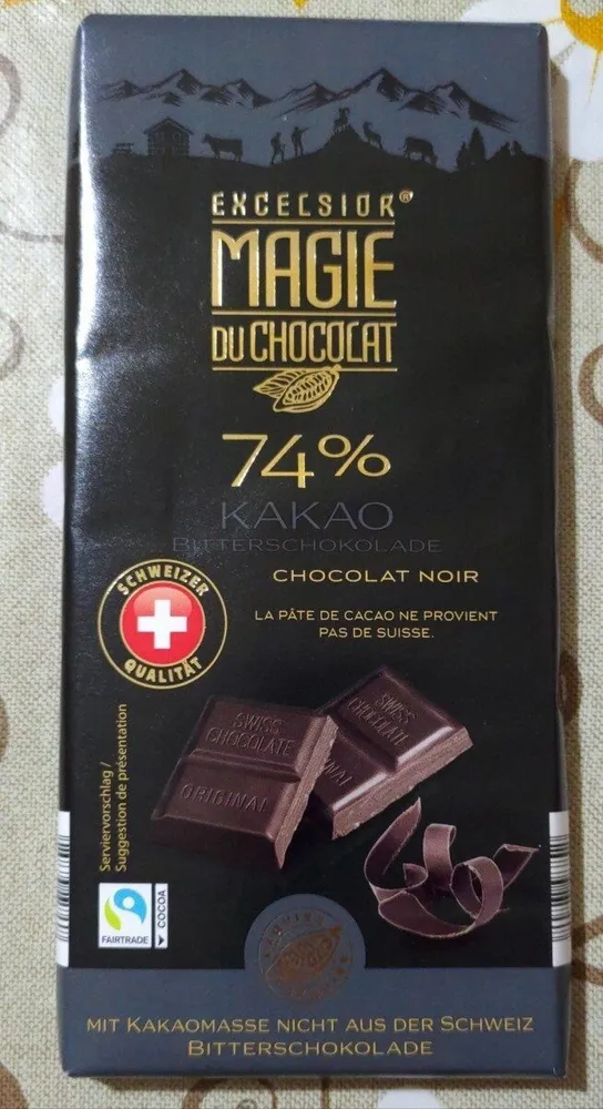Chocolat noir 74%