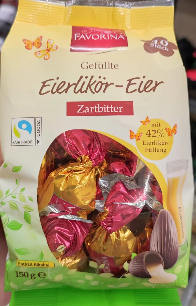 Gefüllte Eierlikör-Eier Zartbitter