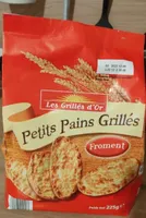 Petits pains grillés Froment