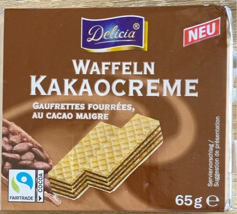 Waffeln kakaocreme