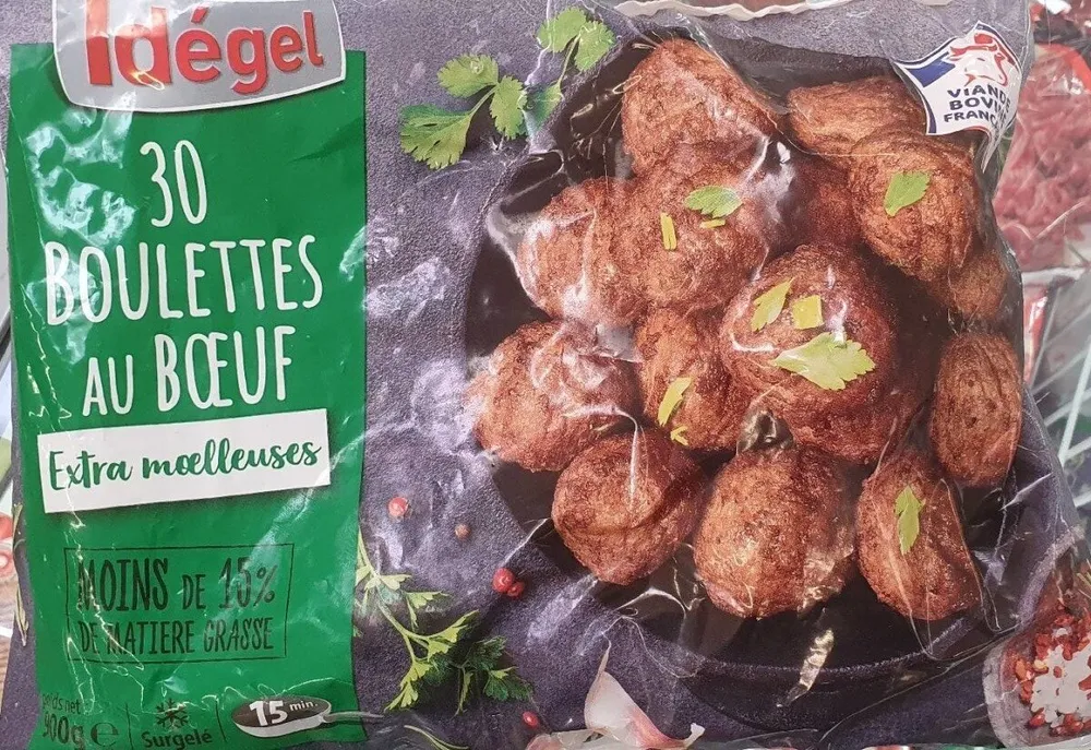 30 boulettes au boeuf