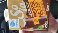 Soia al cacao con proteine