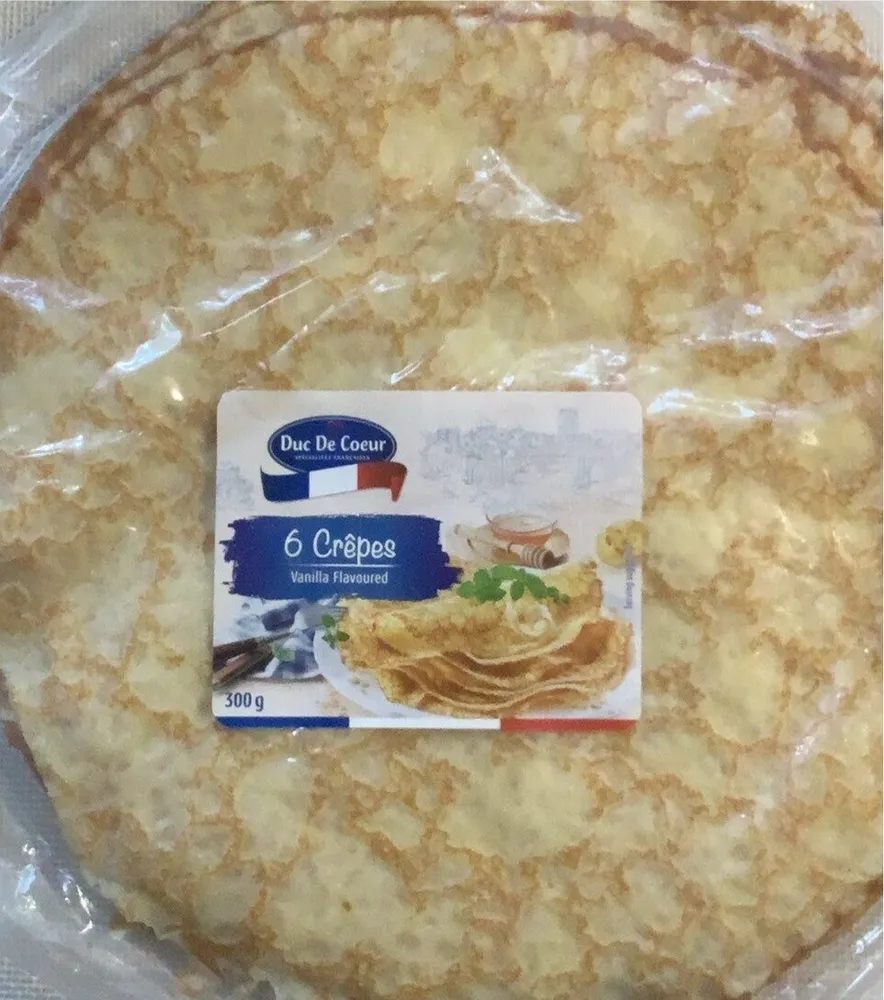 Crêpes, arôme vanille