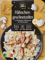 Hähnchen Geschnetzeltes in Champigons-Rahm Sauce