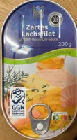 Zartes Lachsfilet in Senf-Honig-Dill-Sauce