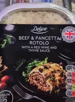Beef and panettone rotolo