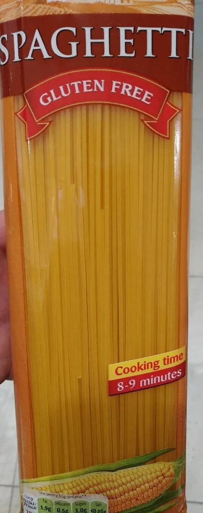 Spaghetti free from Gluten