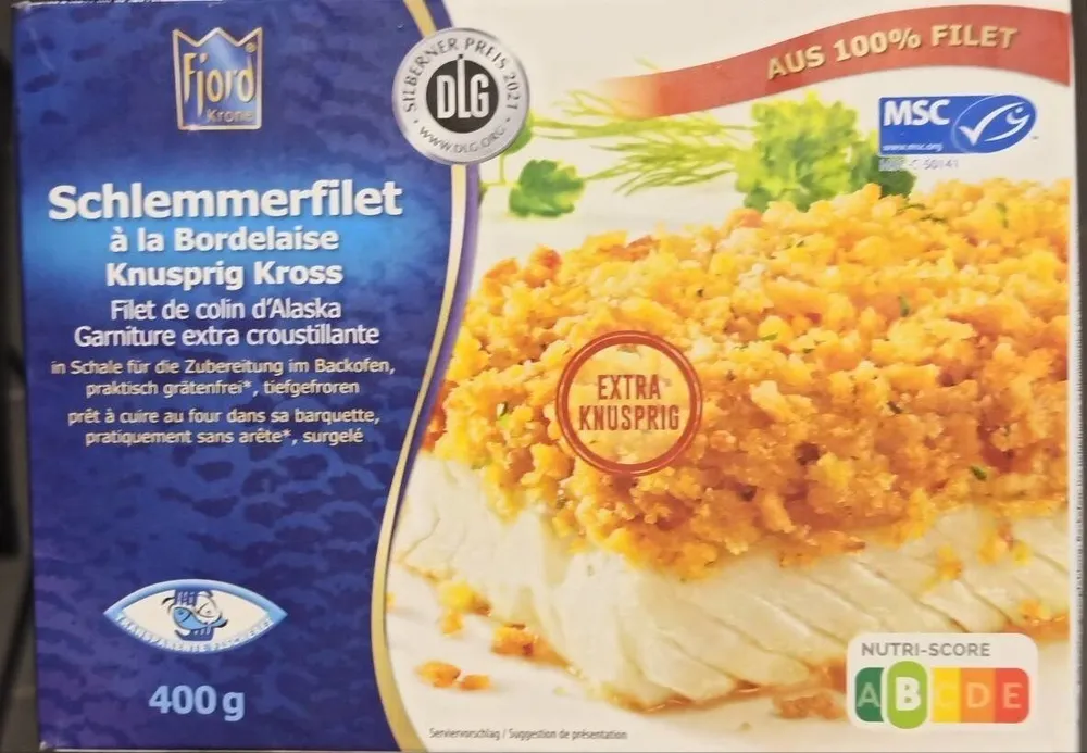 Schlemmerfilet à la Bordelaise Knusprig Kross