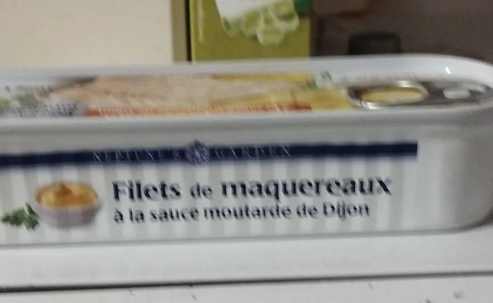 Filet de maquereau à la sauce moutarde de Dijon