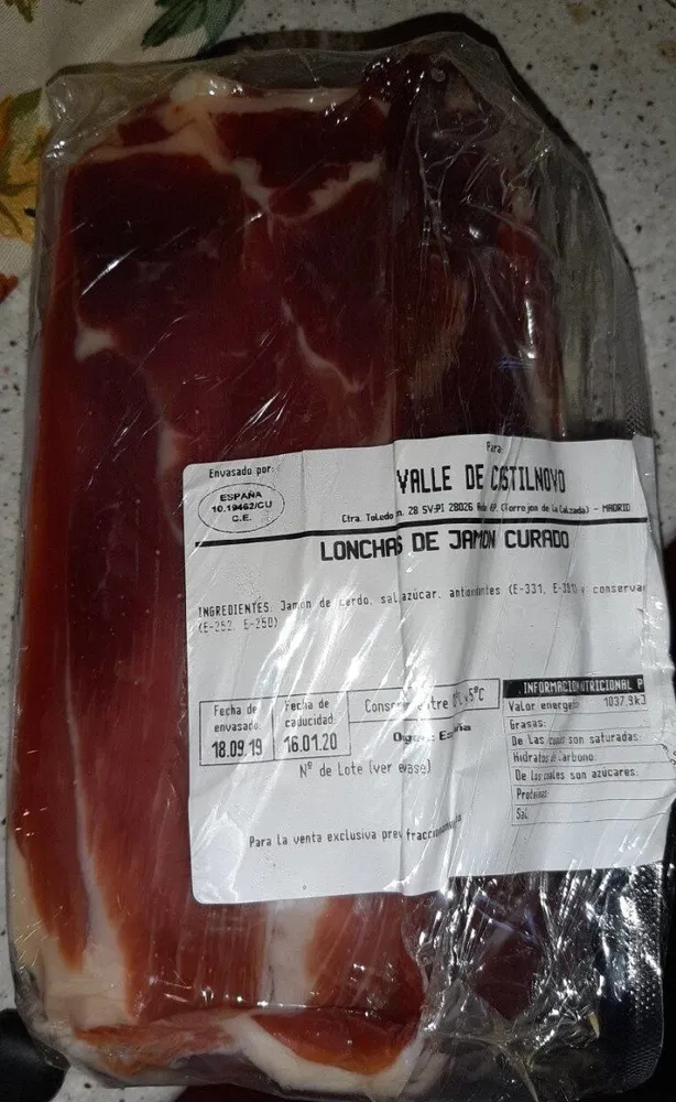 LONCHAS DE JAMON