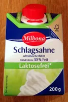 Schlagsahne Laktosefrei
