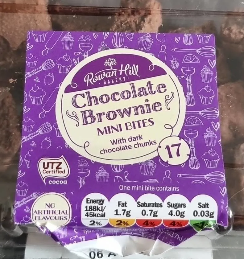 Chocolate brownie mini bites