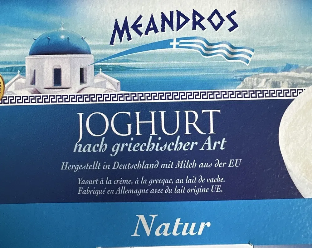 Joghurt nach griechischer Art Natur