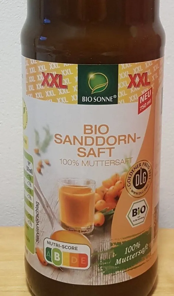 Bio Sanddorn Saft