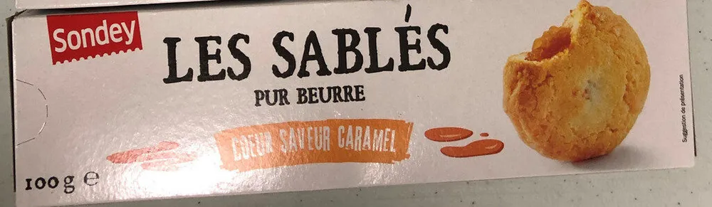 Sablé pur beurre cœur saveur caramel