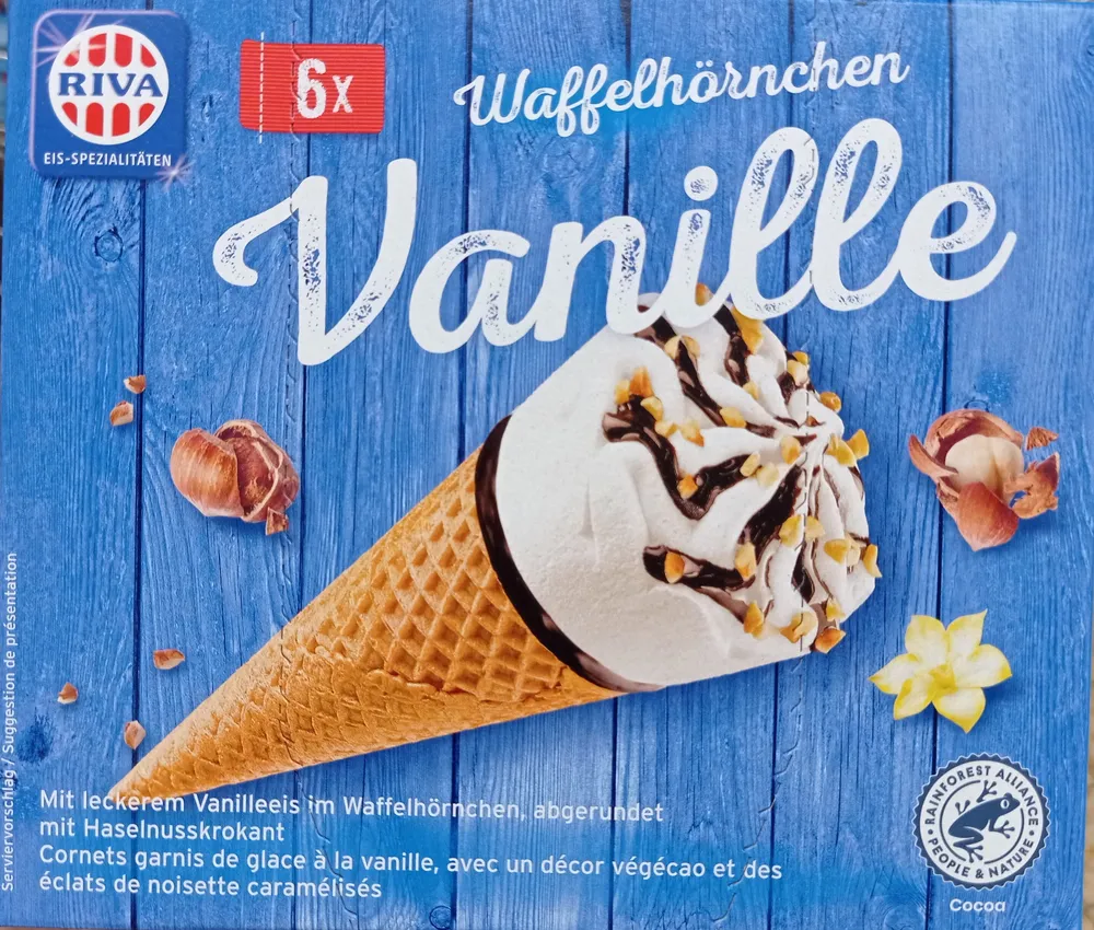 Waffelhörnchen Vanille