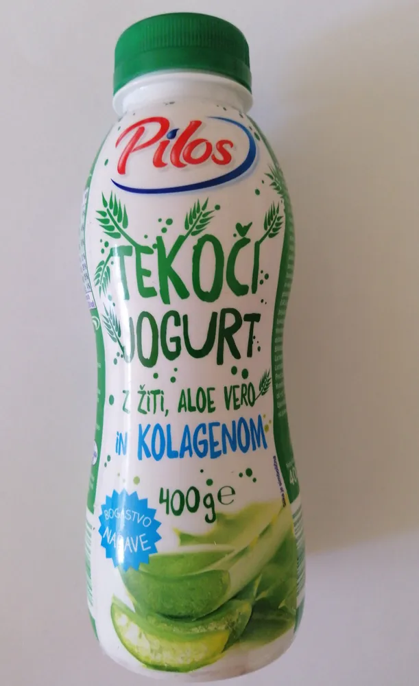 Tekoči jogurt z žitnim pripravkom in aloe vero