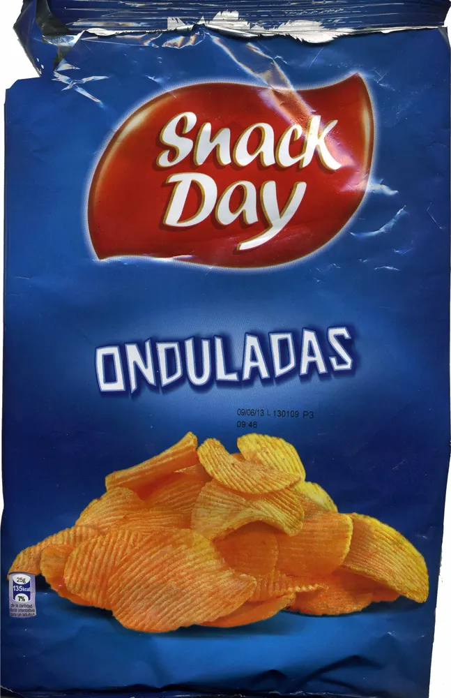 Patatas fritas onduladas