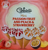 Ecorino mini, passion fruit and peach & strawberry
