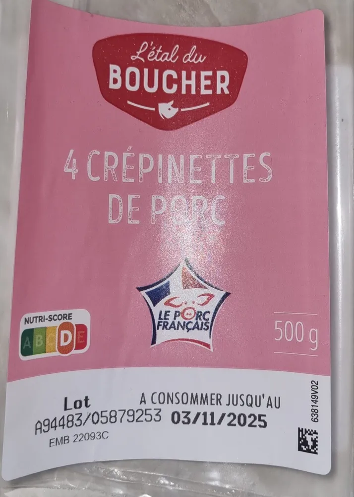 Crépinette de Porc