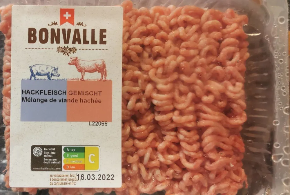 Mélange de viande hachée