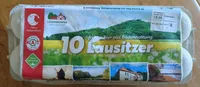 10 frische Eier aus Bodenhaltung Lausitzer