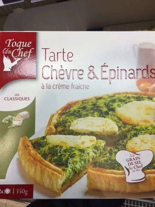 Tarte chèvre & épinards