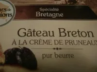 Gateau breton a la crème de pruneaux