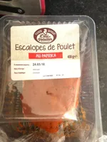 Fines escalopes de poulet paprika