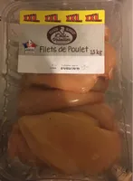 Filets de poulet jaune
